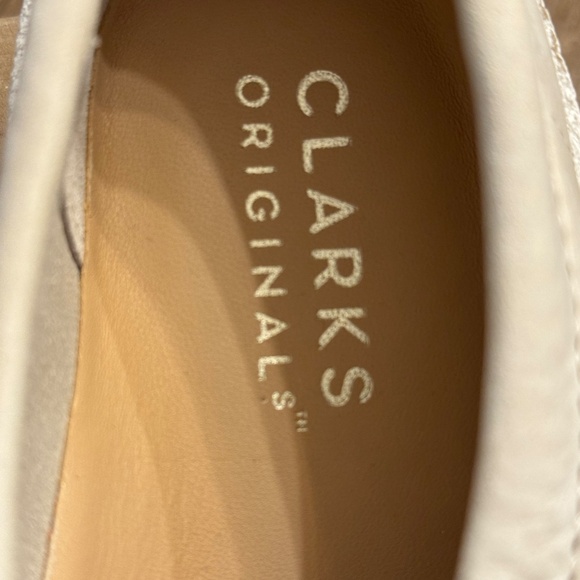 RARE - NWT Clarks Wallabee Cup White Nubuck WOMEN'S US 9 - SOLD OUT Chunky Crepe - Picture 12 of 16